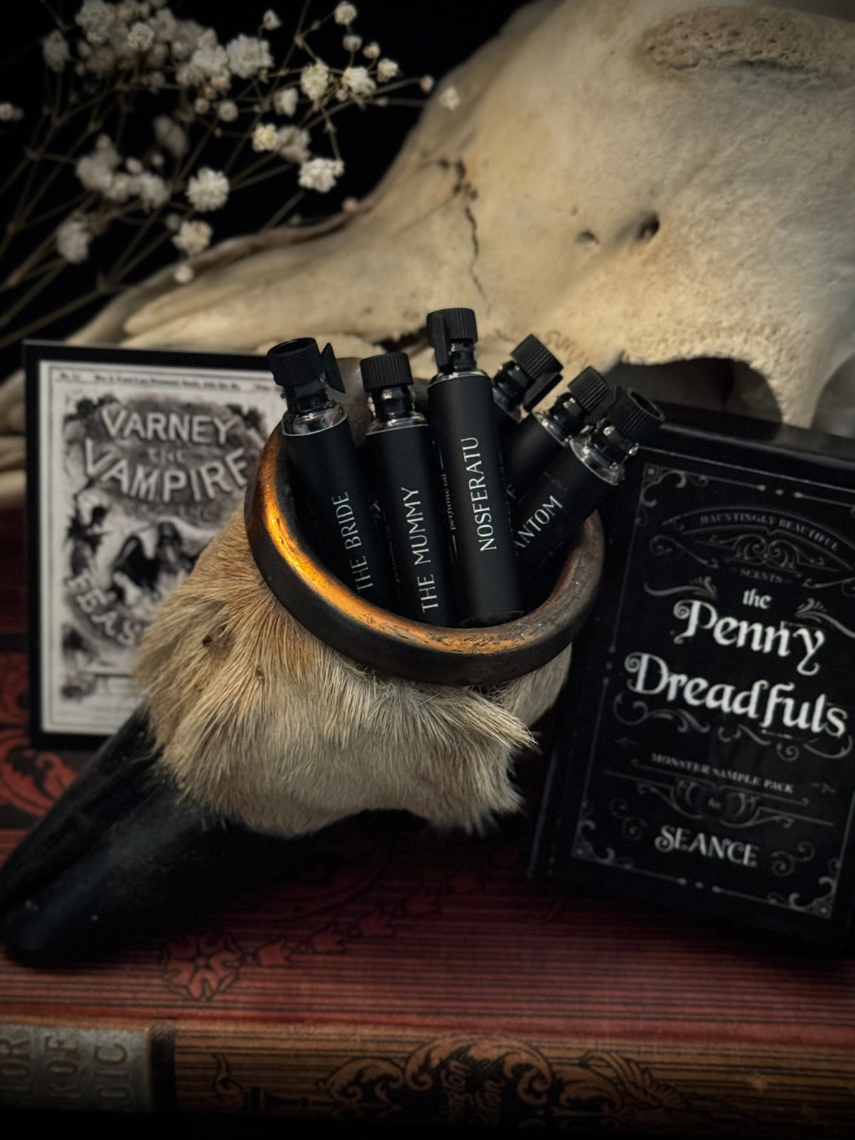 The Penny Dreadfuls Perfume Oil Sample Set, 7 Scents