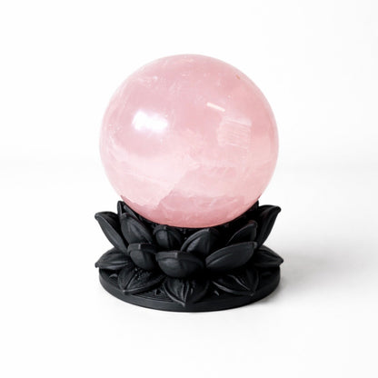 Crystal Sphere with Dark Lotus Stand | Original Kreateur Studio Design