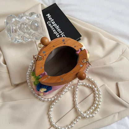 Handmade Crochet Flower Handbag - Bohemian Floral Crossbody Purse – Handbags & Purses