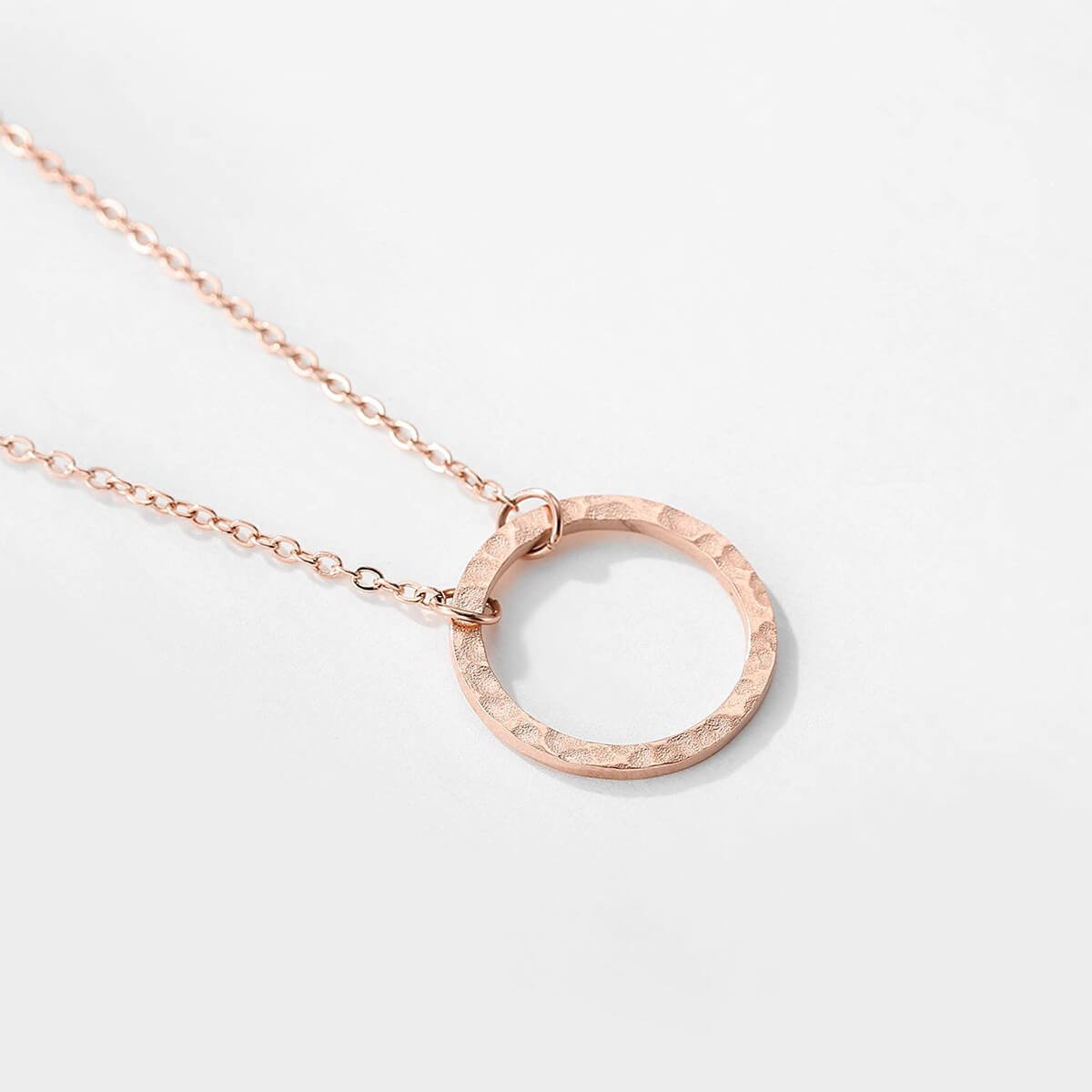 MOON PHASE NECKLACE – Rose Gold Full Moon