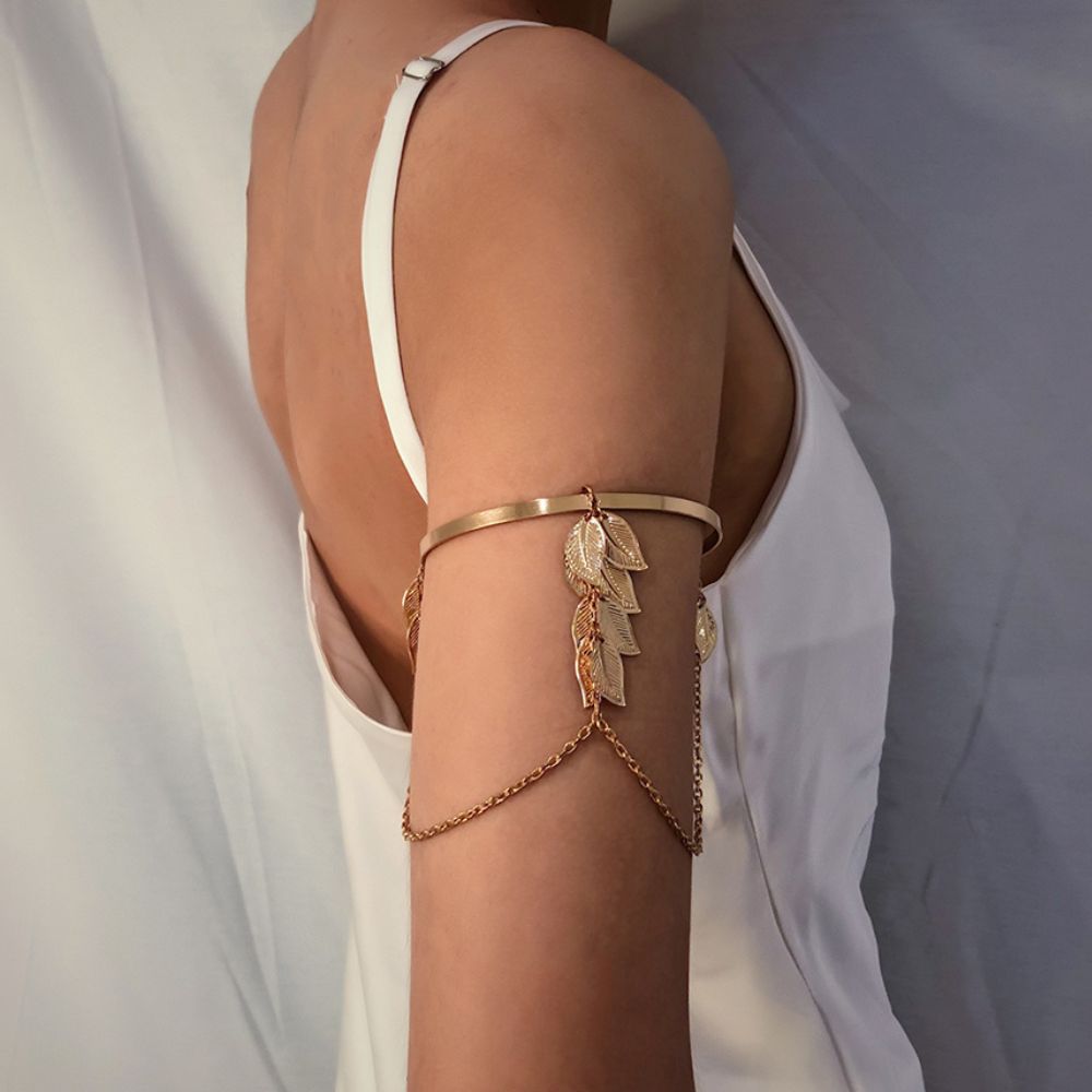 Bohemian Arm Cuff - Adjustable Upper Arm Bracelet –