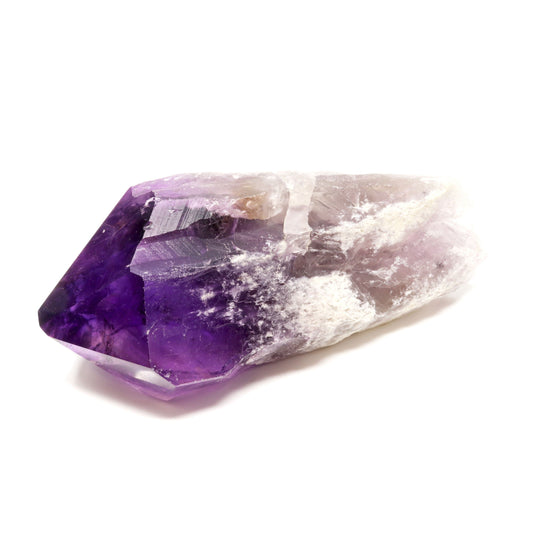 Bahia Amethyst Crystal Point with Phantom Inclusions –