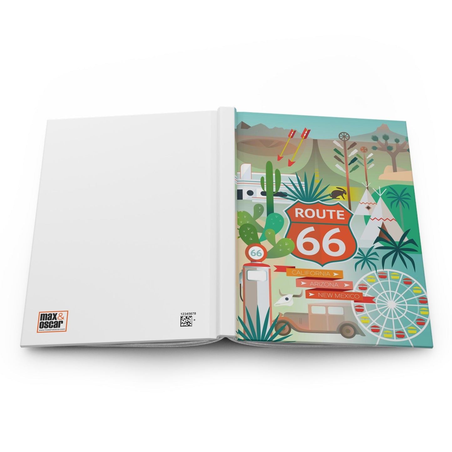 Route 66 Hardcover Journal