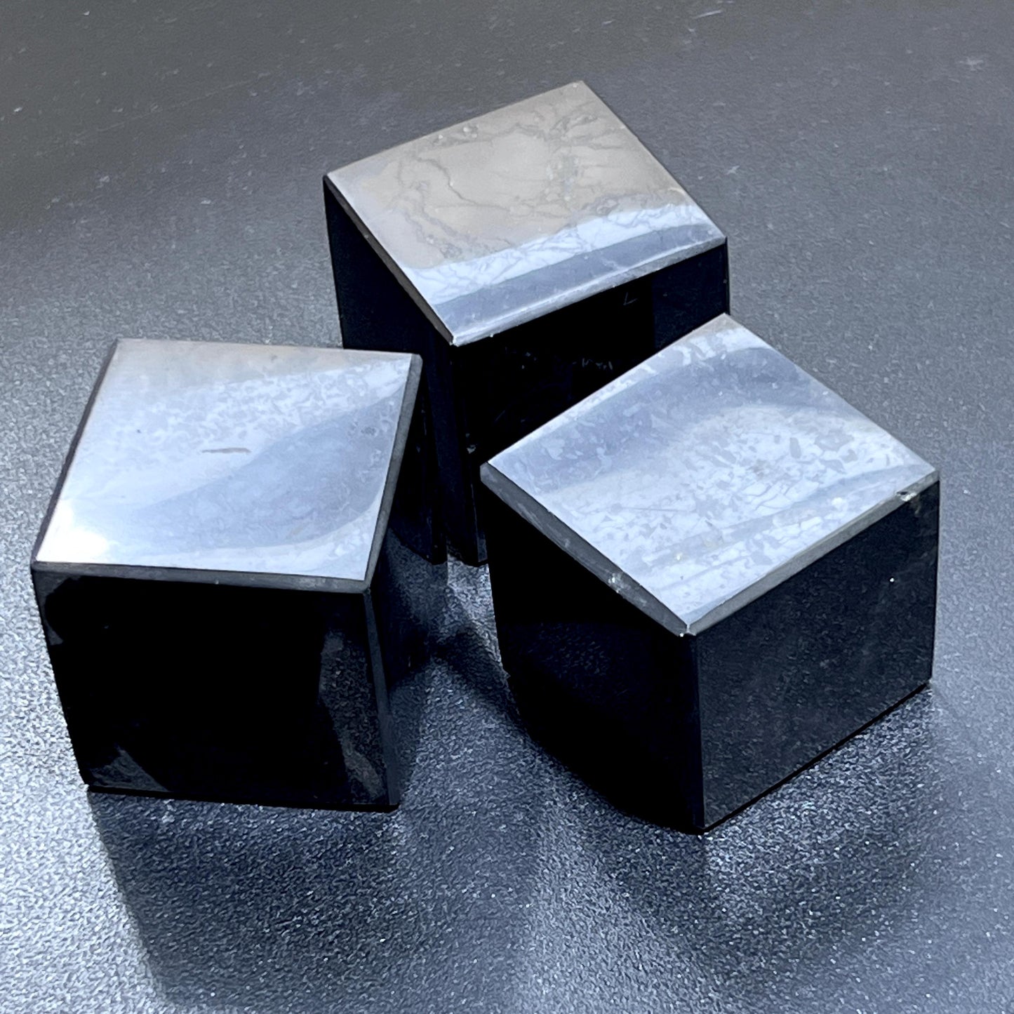 Black Shungite Cubes