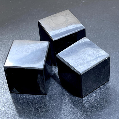 Black Shungite Cubes