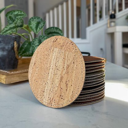 SET OF 4 CORK COASTERS