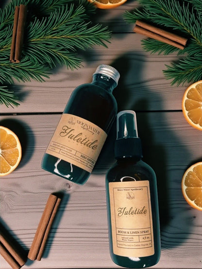 *YULETIDE* - REED DIFFUSER & ROOM SPRAY -- by Moon Water Apothecary –