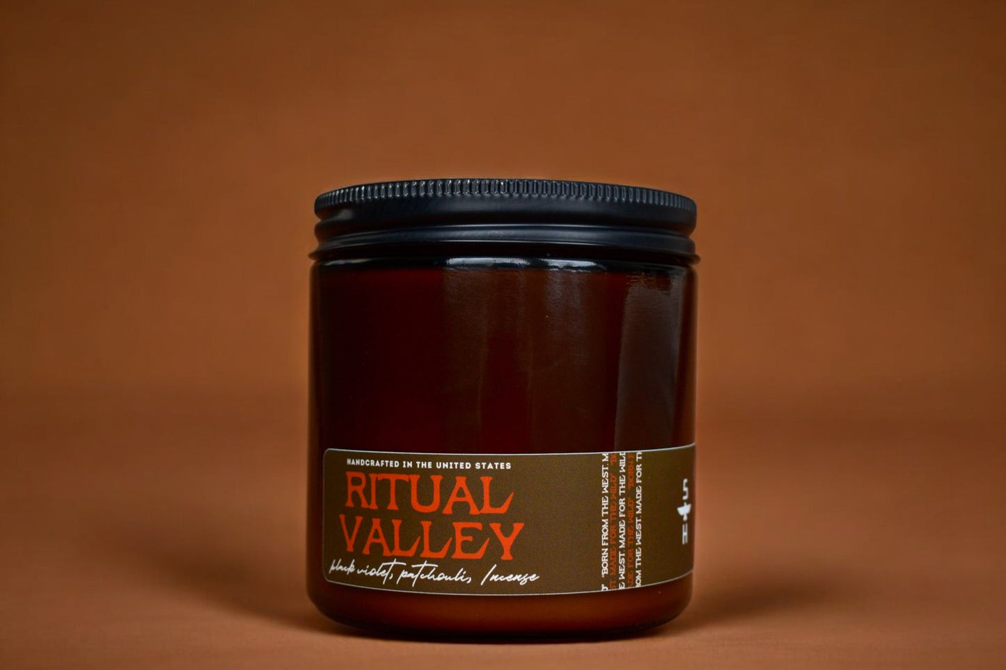 Ritual Valley Candle | Saffron Violet Amber Smoky Scented Candle –