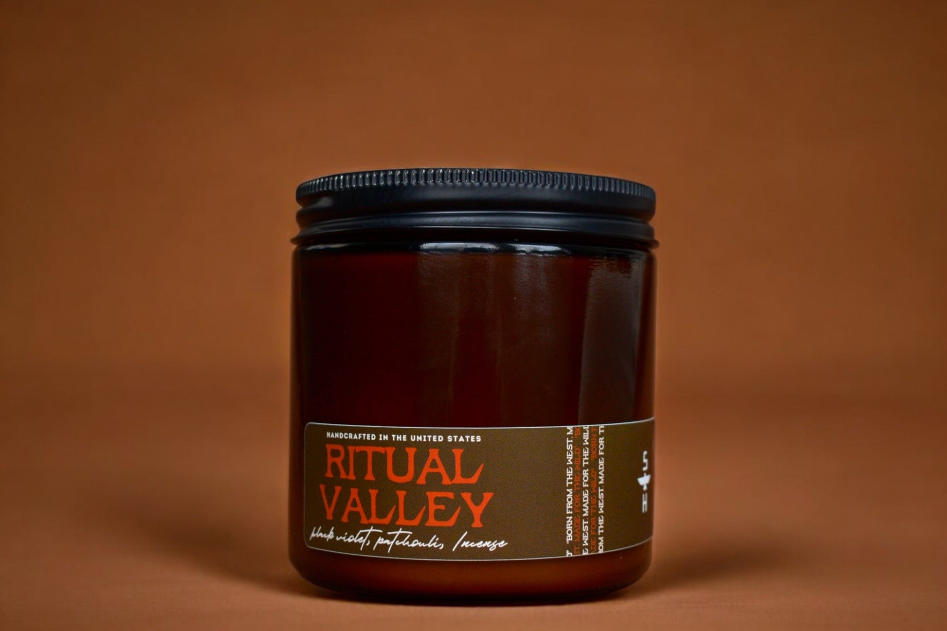 Ritual Valley Candle | Saffron Violet Amber Smoky Scented Candle –