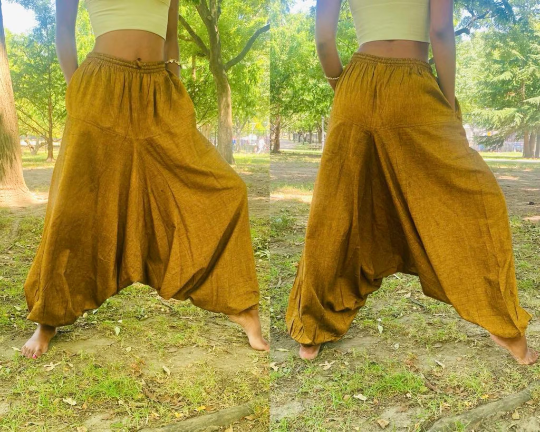 Handmade Cotton Unisex Harem Yoga Pants