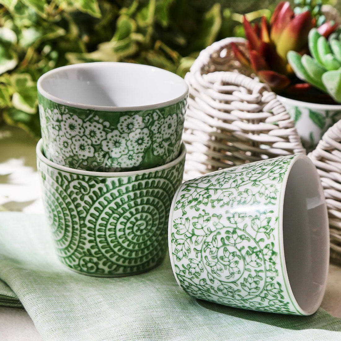 Mini Green Cachepots – Cachepot