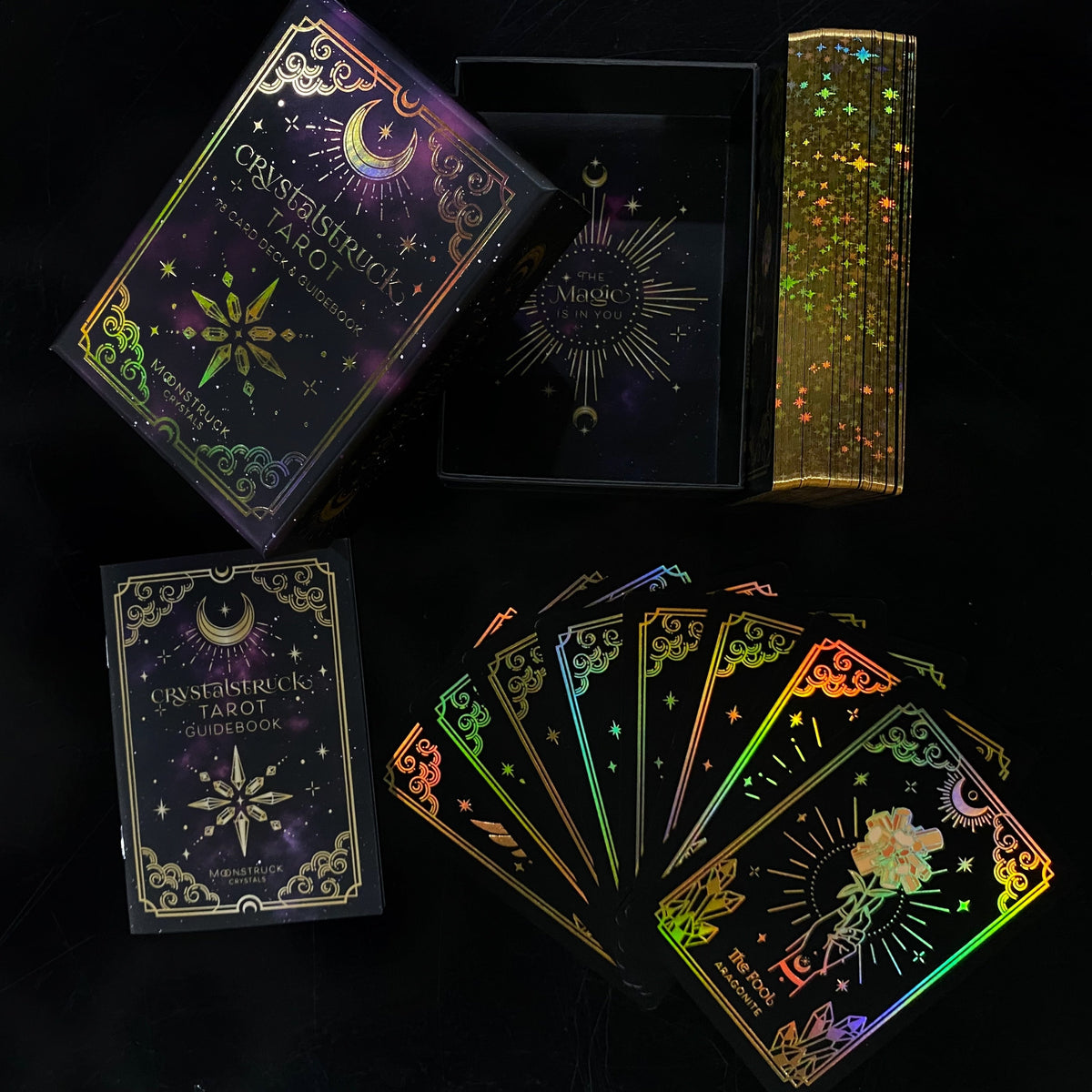 GOLD Crystalstruck Tarot© Card Deck –