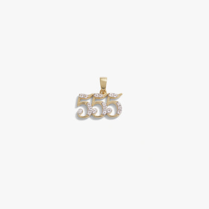 555 Sapphire Angel Number Amulet – Pendants