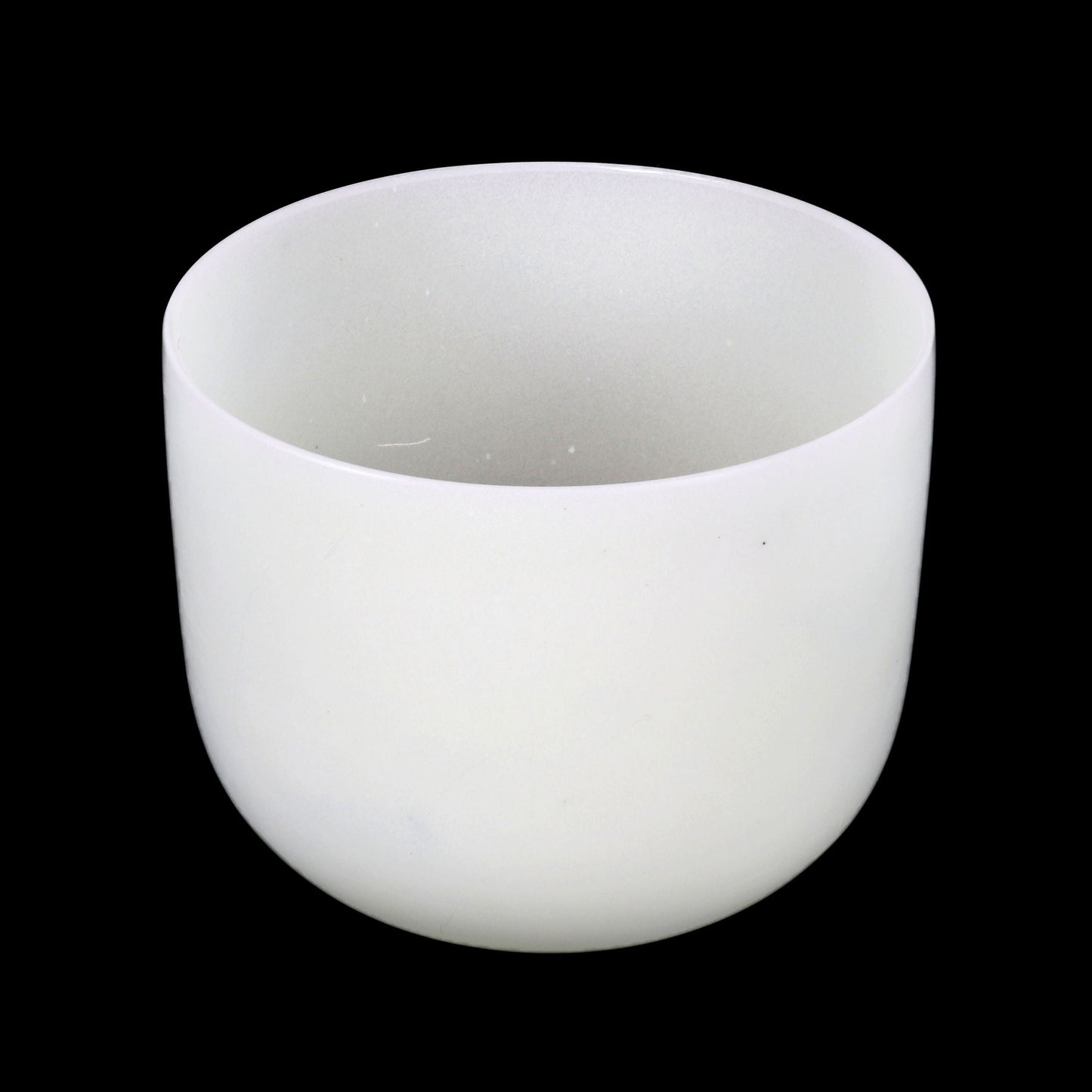 10" Frosted Quartz Sound Bowl – A Note | Amethyst Gem Infused Singing Bowl –