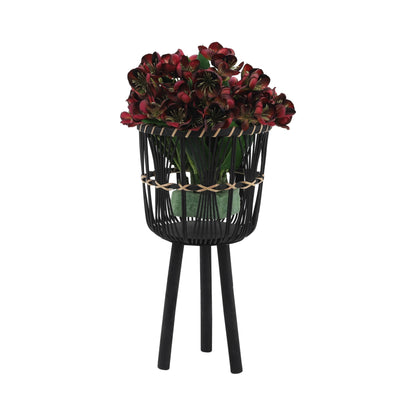 Bamboo Tripod Base Planters –