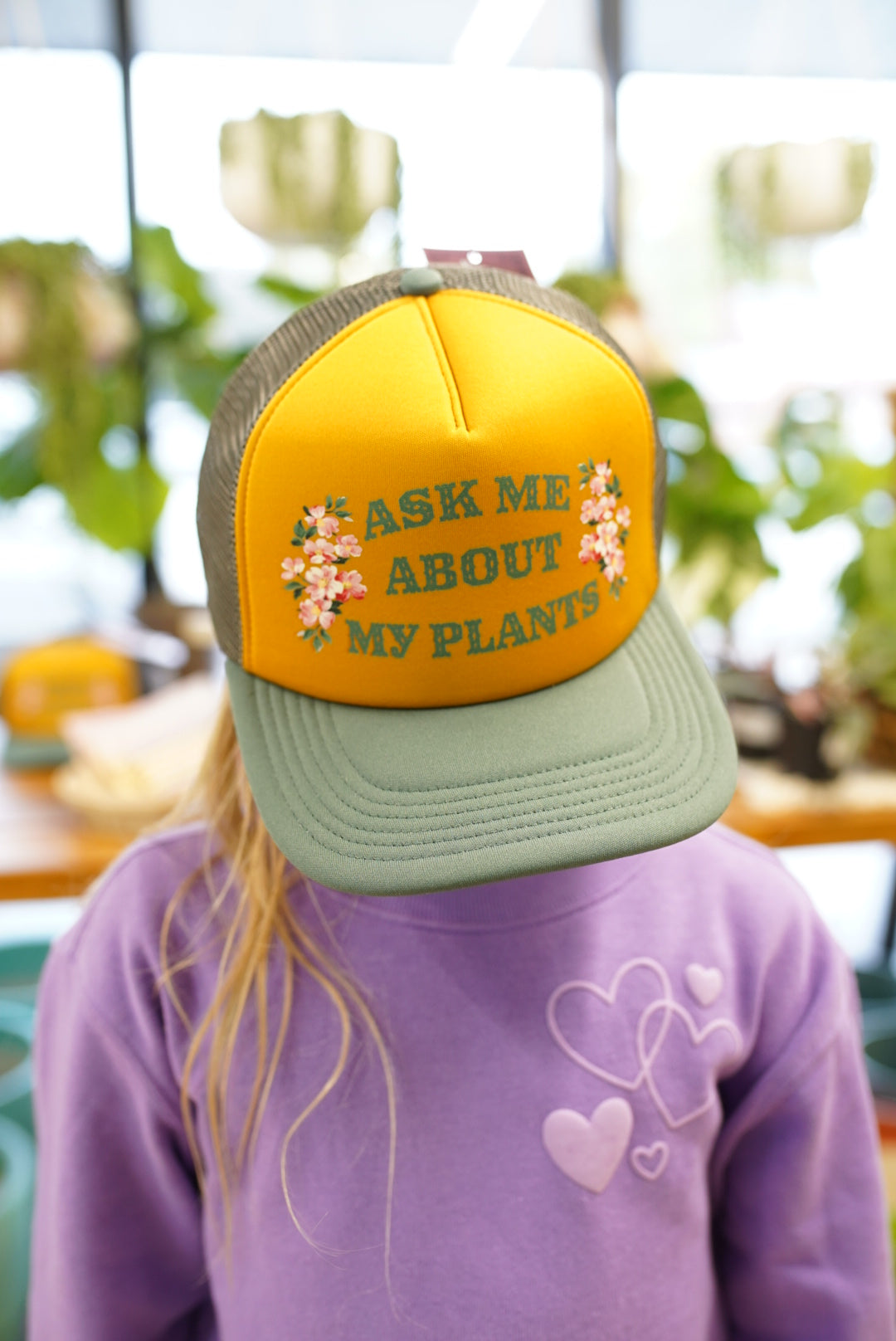 Ask Me About My Plants Trucker Hat – hat