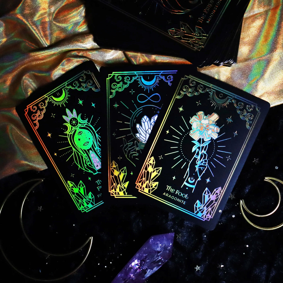GOLD Crystalstruck Tarot© Card Deck –
