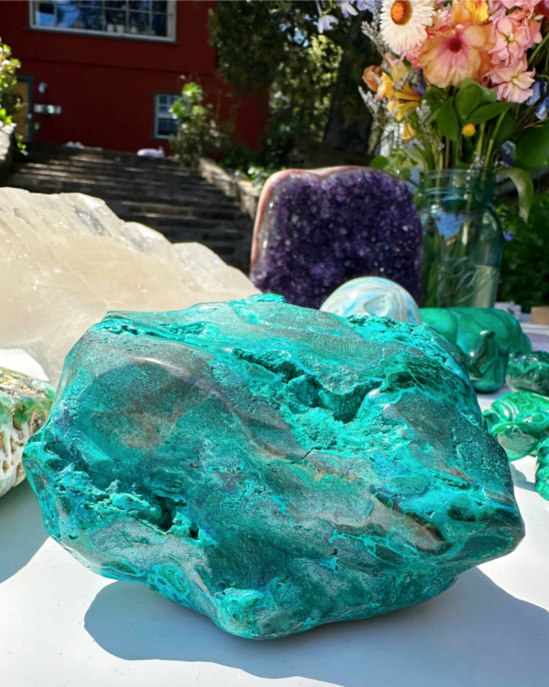 Chrysocolla w/ Malachite –