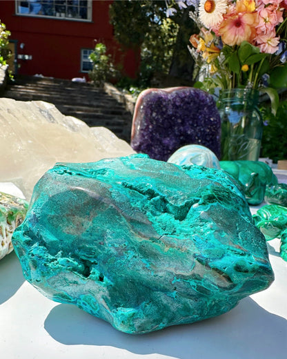 Chrysocolla w/ Malachite –