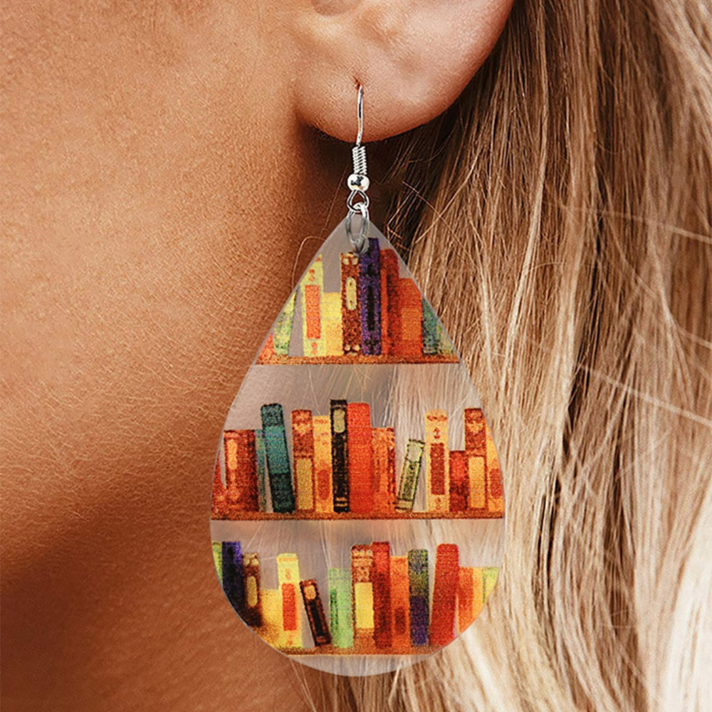 BOOK LOVER EARRINGS (PAIR) –