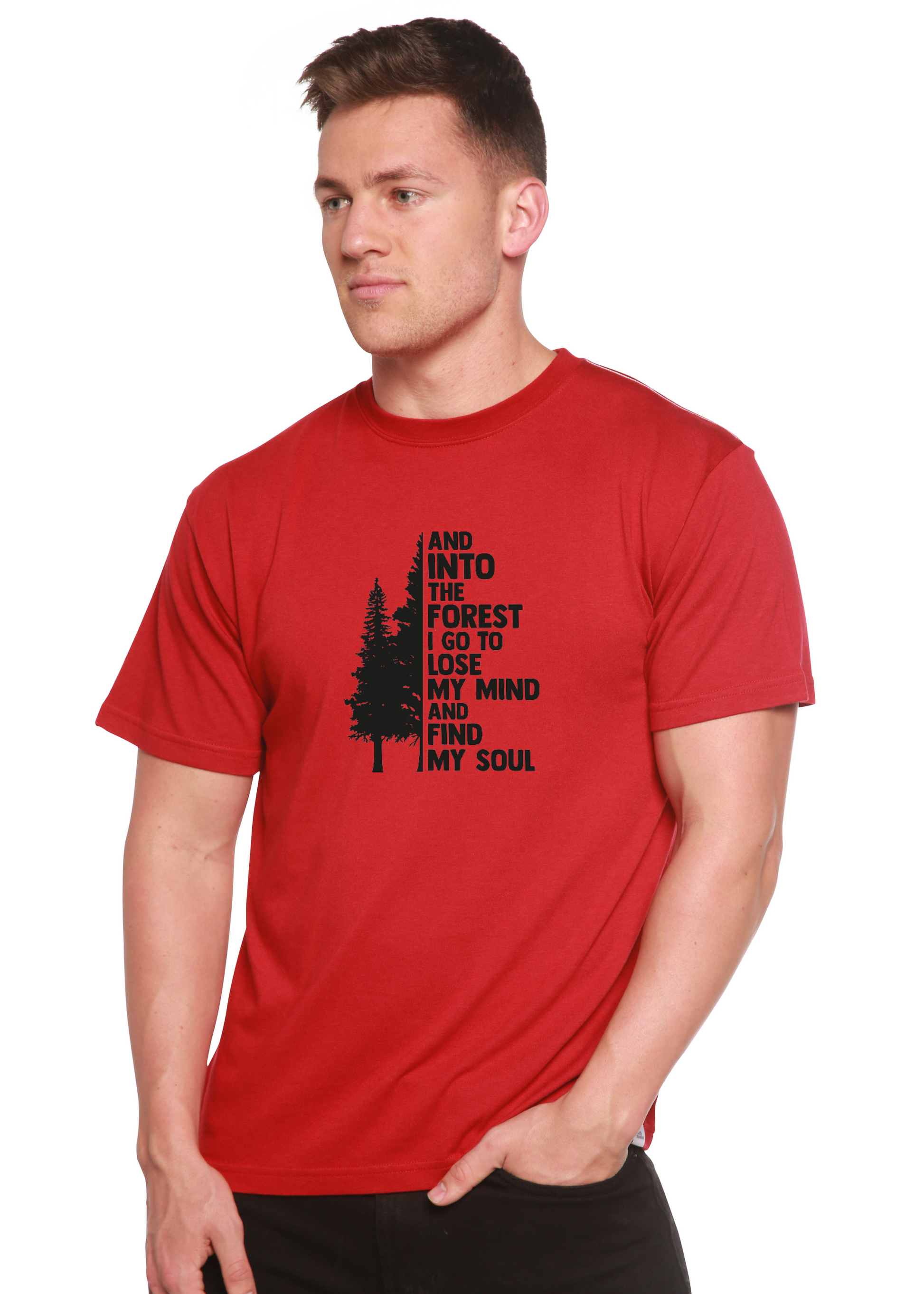 And Into The Forest I Go - UNISEX Shirt – mens printed