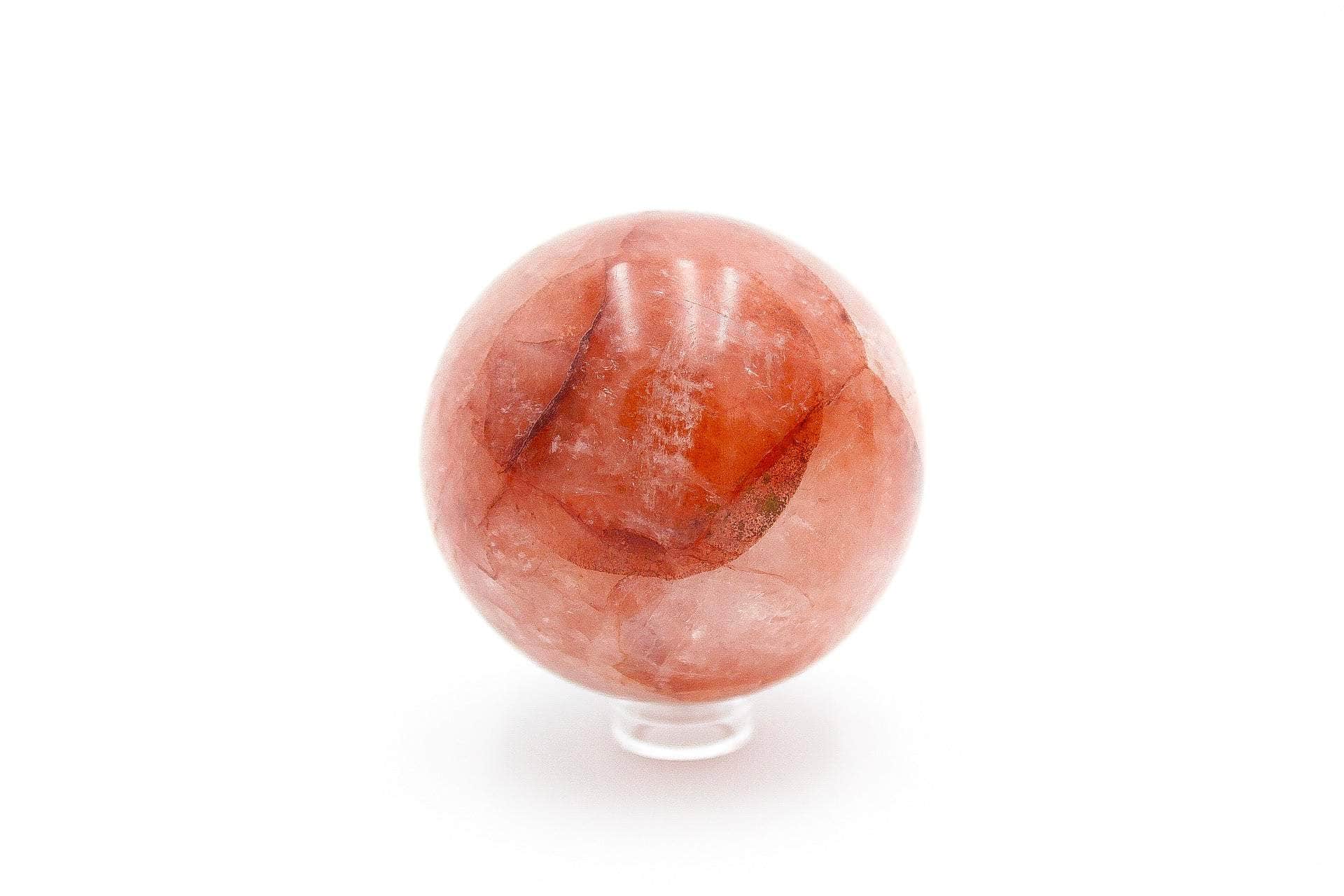 Fire Quartz Sphere – 60 mm Crystal