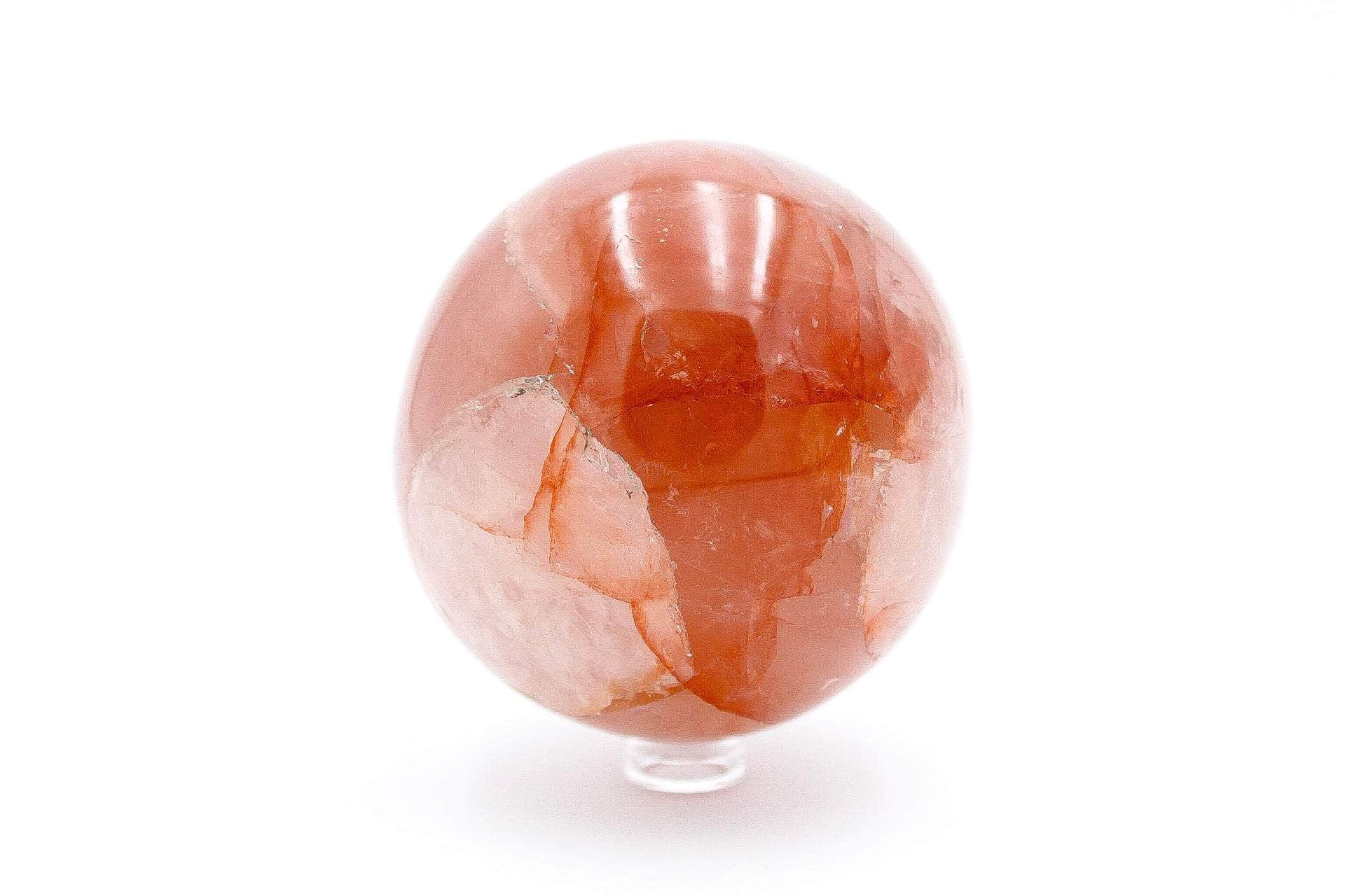 Fire Quartz Sphere – 80-81 mm Crystal