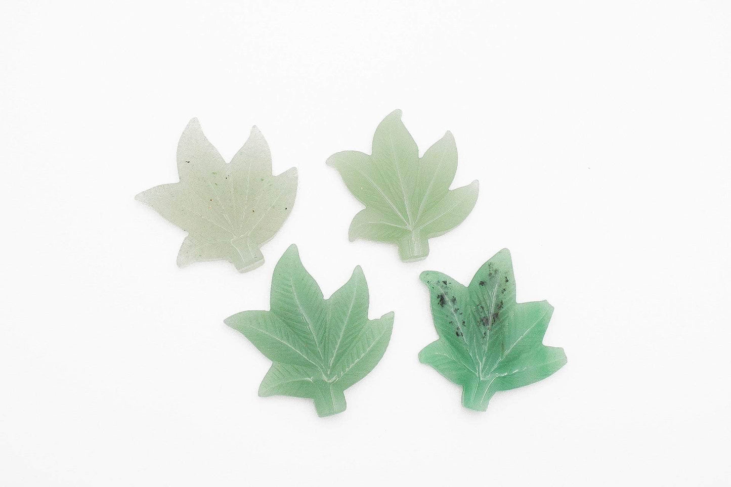 Green Aventurine Leaf