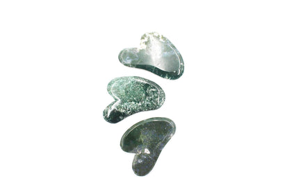 Gua Sha, skin stone - Moss Agate