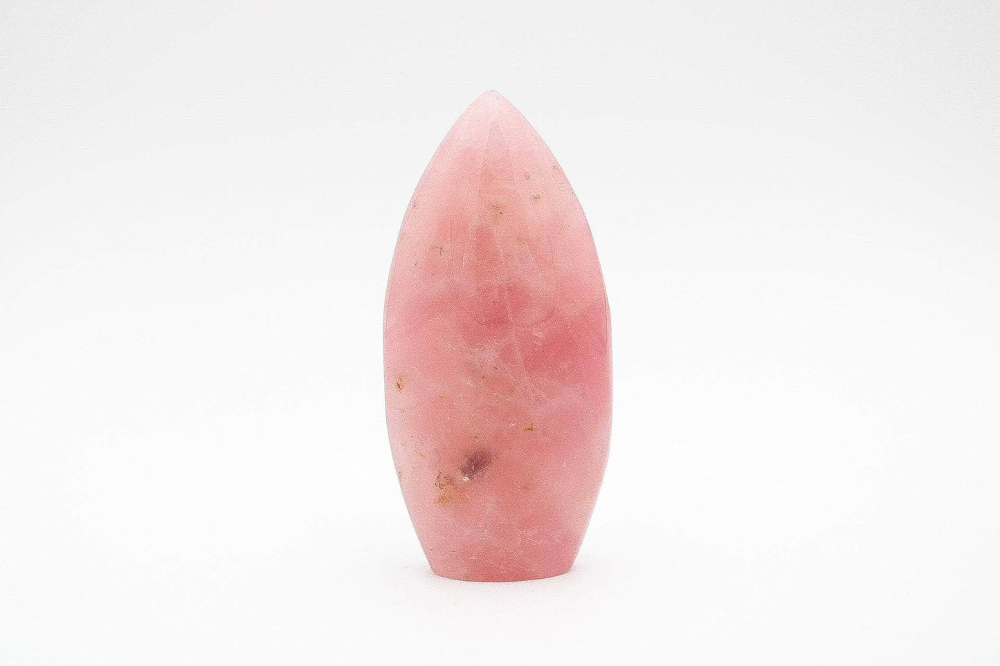Rose Quartz Flame 3" – Crystal
