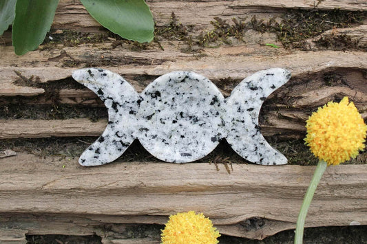 Triple Moon Dish, multiple stone options