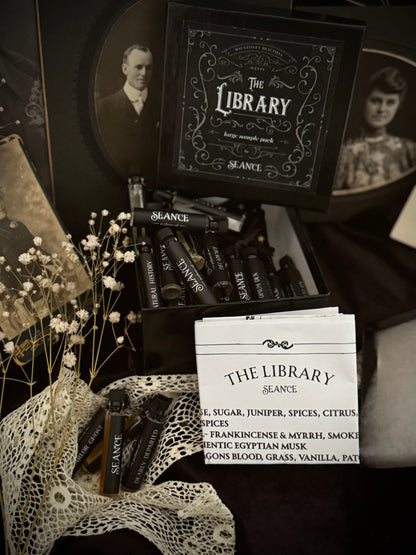 Seance The Library Perfume Sample Set, 27 Scents – Sample Packs