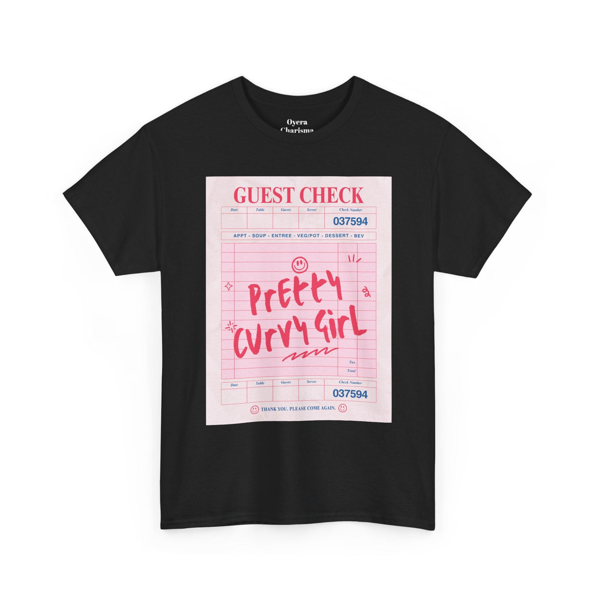 Pretty Curvy Girl Graphic T-Shirt | Body-Positive Tee