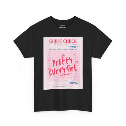 Pretty Curvy Girl Graphic T-Shirt | Body-Positive Tee
