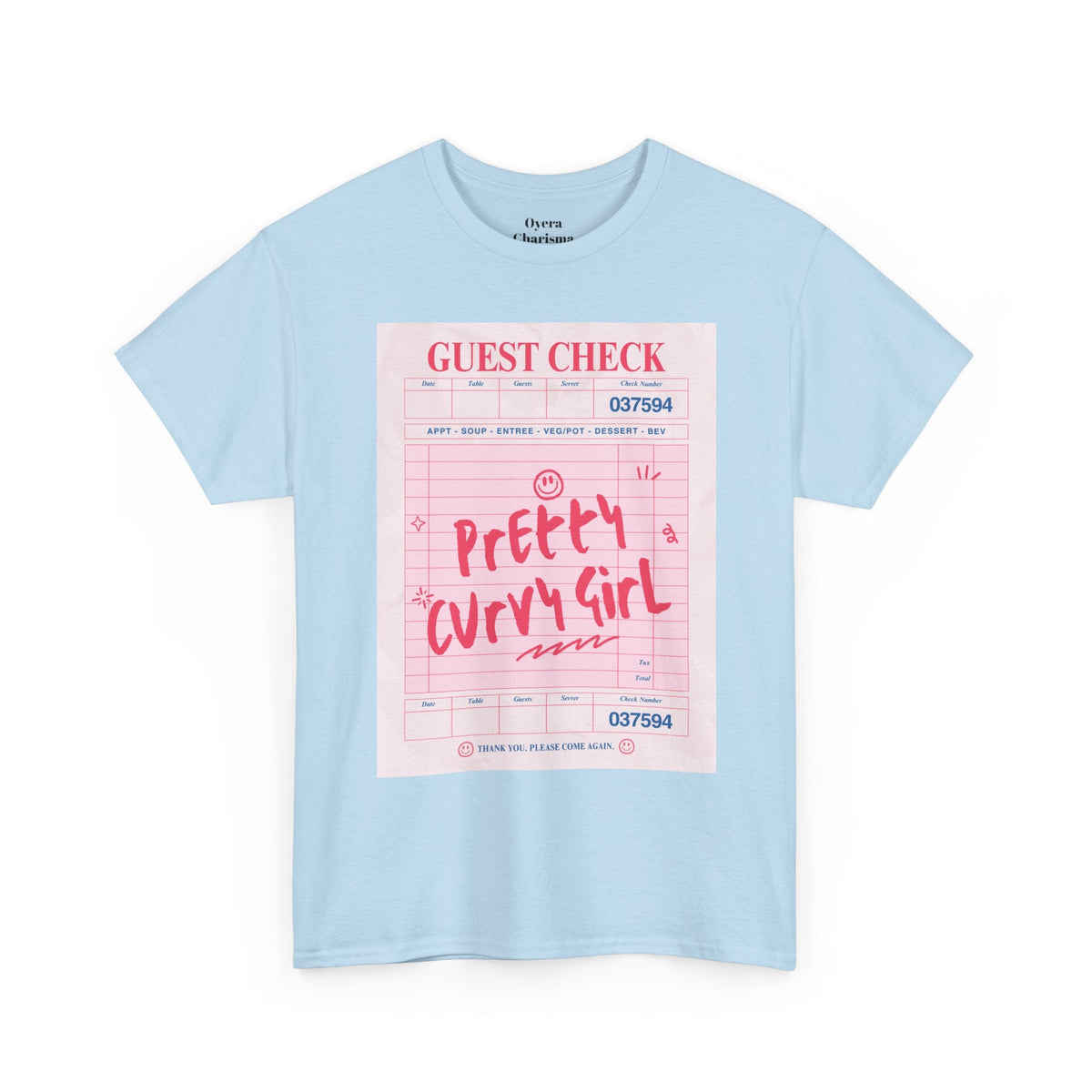 Pretty Curvy Girl Graphic T-Shirt | Body-Positive Tee