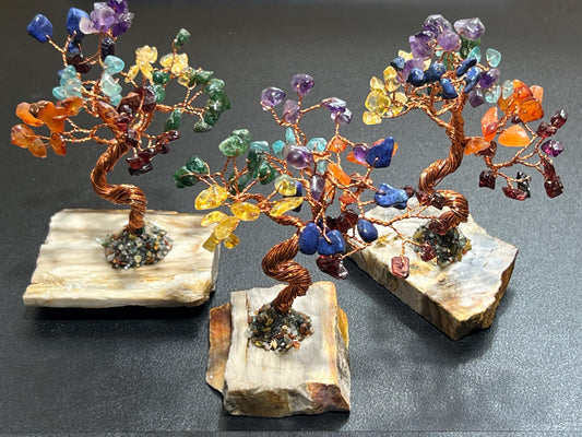 Rainbow Crystal Bonsai Tree – Money Tree for Wealth & Abundance