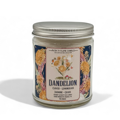 Dandelion – 7 oz - Cardamom, Clover, Geranium, Lemongrass, Jasmine – Container