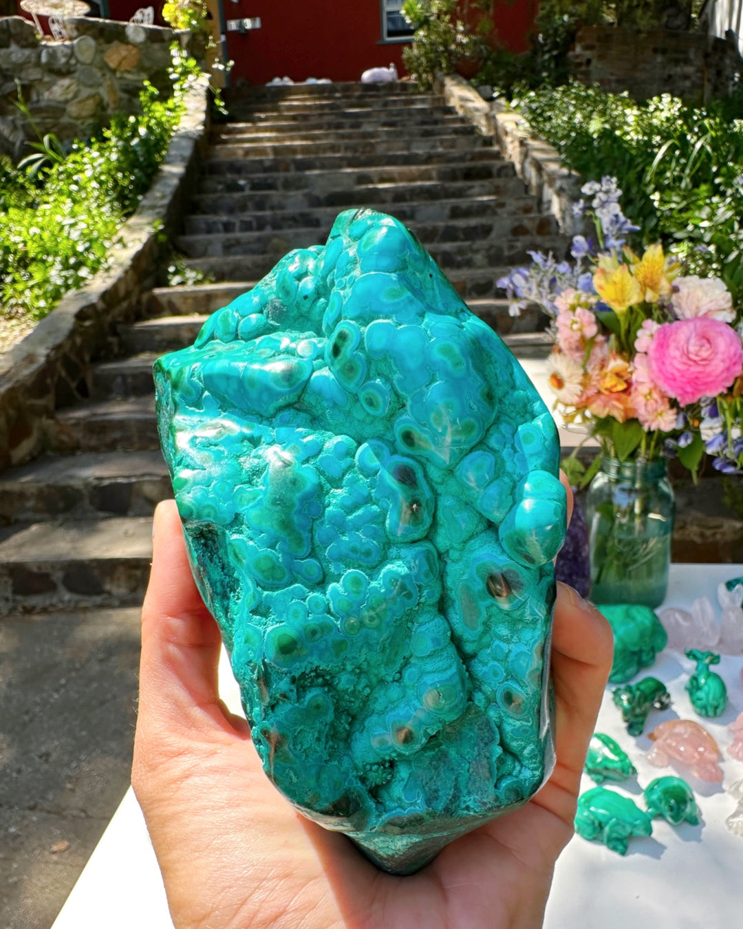 Chrysocolla w/ Malachite –