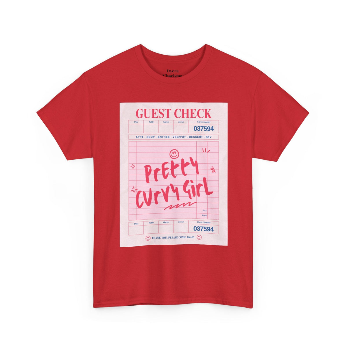 Pretty Curvy Girl Graphic T-Shirt | Body-Positive Tee