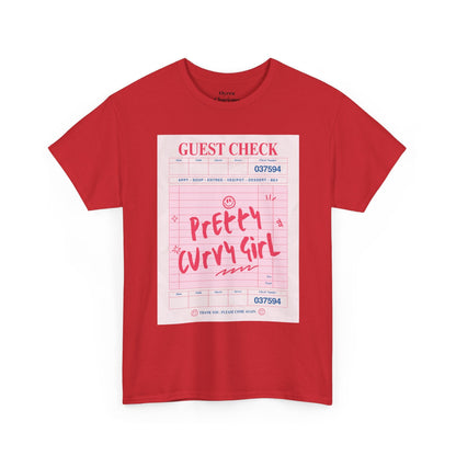 Pretty Curvy Girl Graphic T-Shirt | Body-Positive Tee