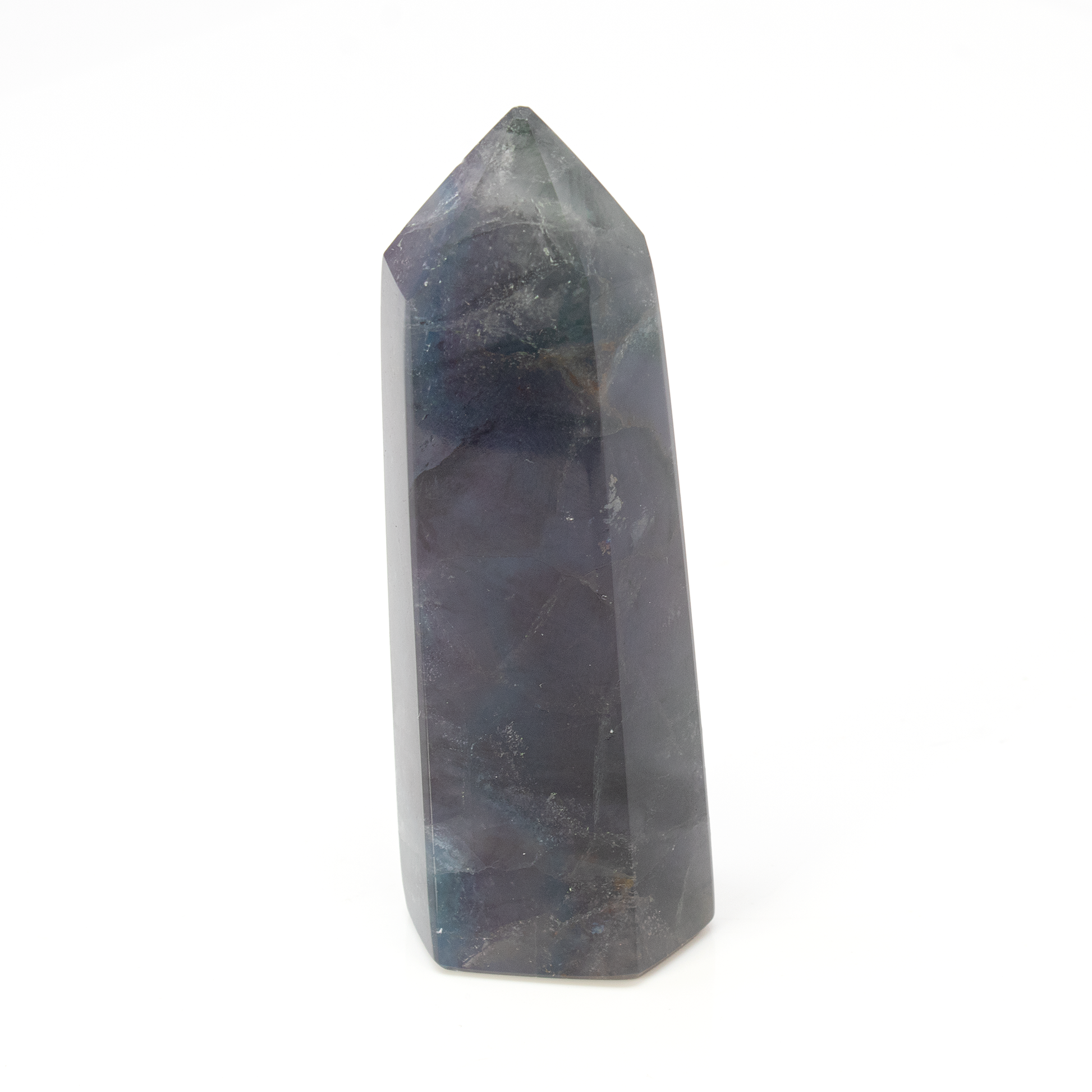 A+ Quality Blue Fluorite Point - Cut & Polished –