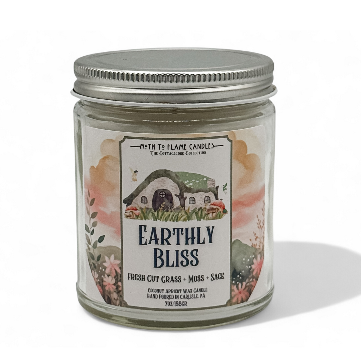 Earthly Bliss – 7 oz - Citrus, Lemongrass, Fresh Grass, Sage, Moss