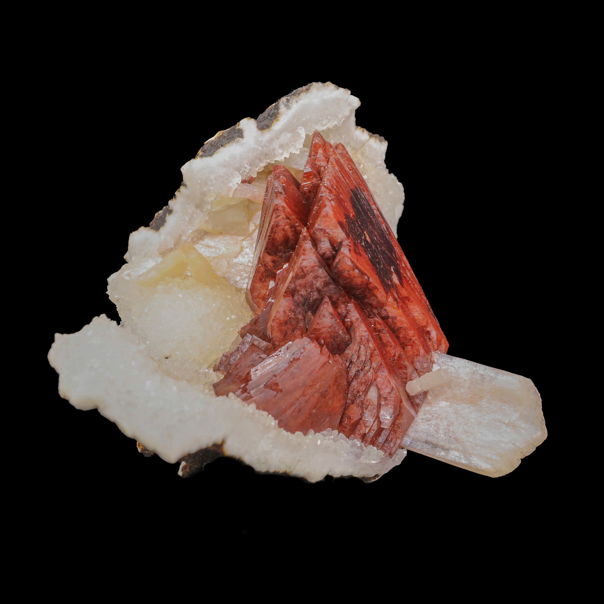 Red Heulandite Natural Mineral Specimen – Heulandite