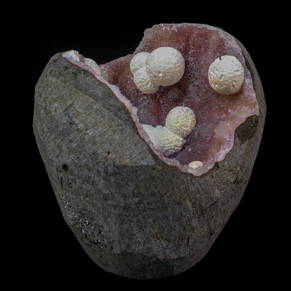 Rare Okenite With MM Quartz Natural Mineral Specimen – Okenite