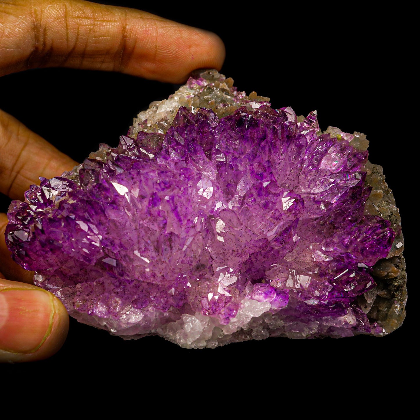 Rare Amethyst from Karur Natural Mineral Specimen – Amethyst