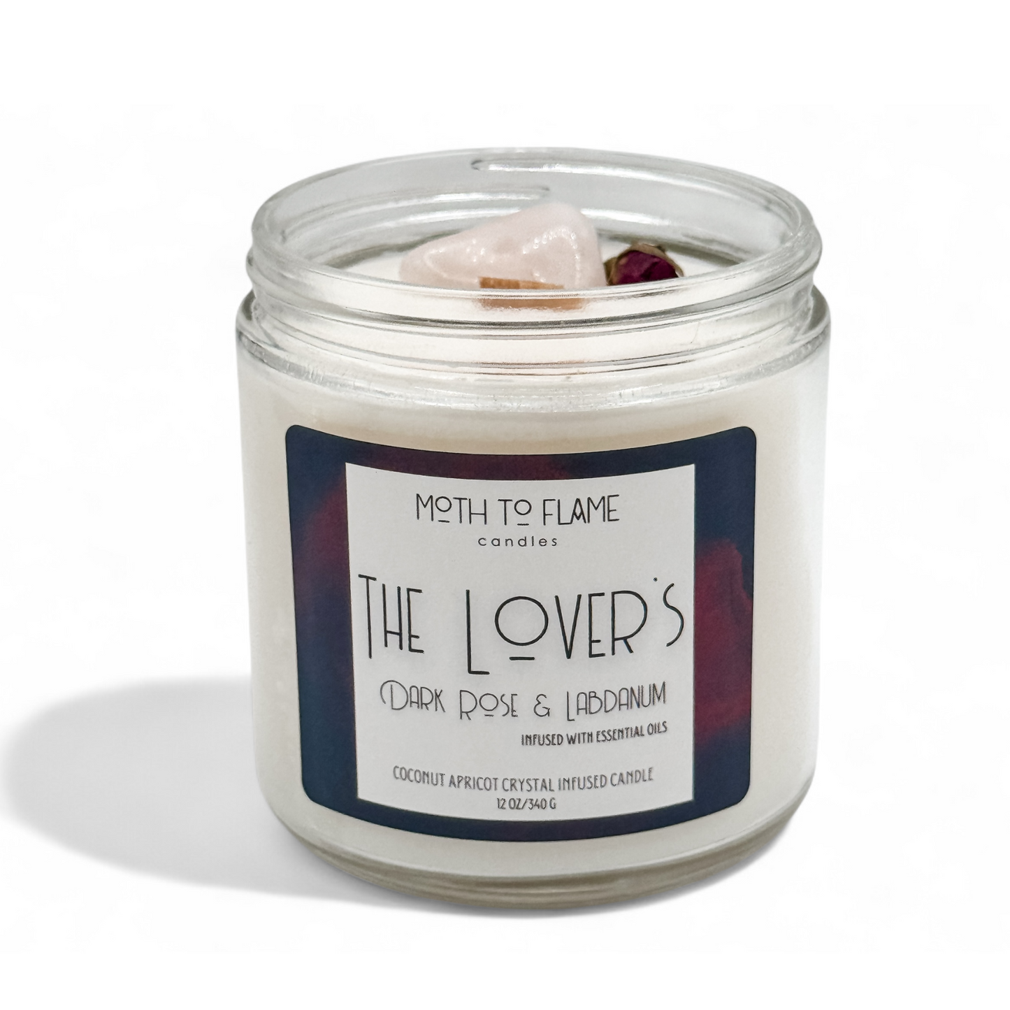 The Lover’s – 7 oz / 12 oz Candle - Grapefruit, Plum, Rose, Vanilla