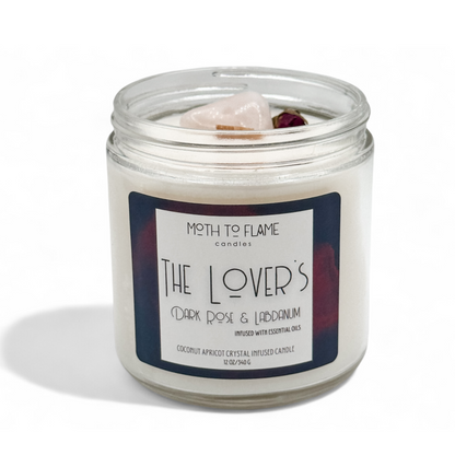 The Lover’s – 7 oz / 12 oz Candle - Grapefruit, Plum, Rose, Vanilla