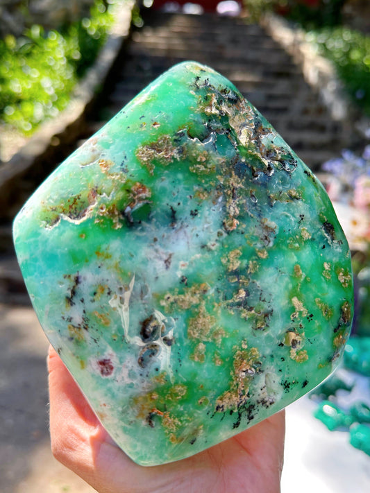 Chrysoprase Freeform - from Australian –