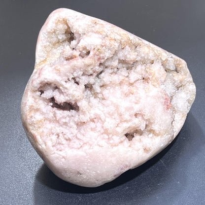 Large Pink Amethyst Druzy Crystal Cluster Standing Freeform Select Polished Carving – Home & Living > Home Decor > Home Accents > Rocks & Geodes