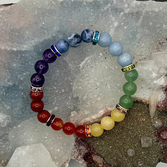 7 Chakra Crystal Bracelet